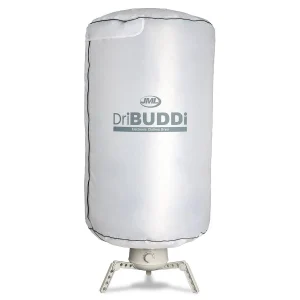 JML DriBUDDI Compact Electric Clothes Dryer - 850W Heated Airer & Cover - White