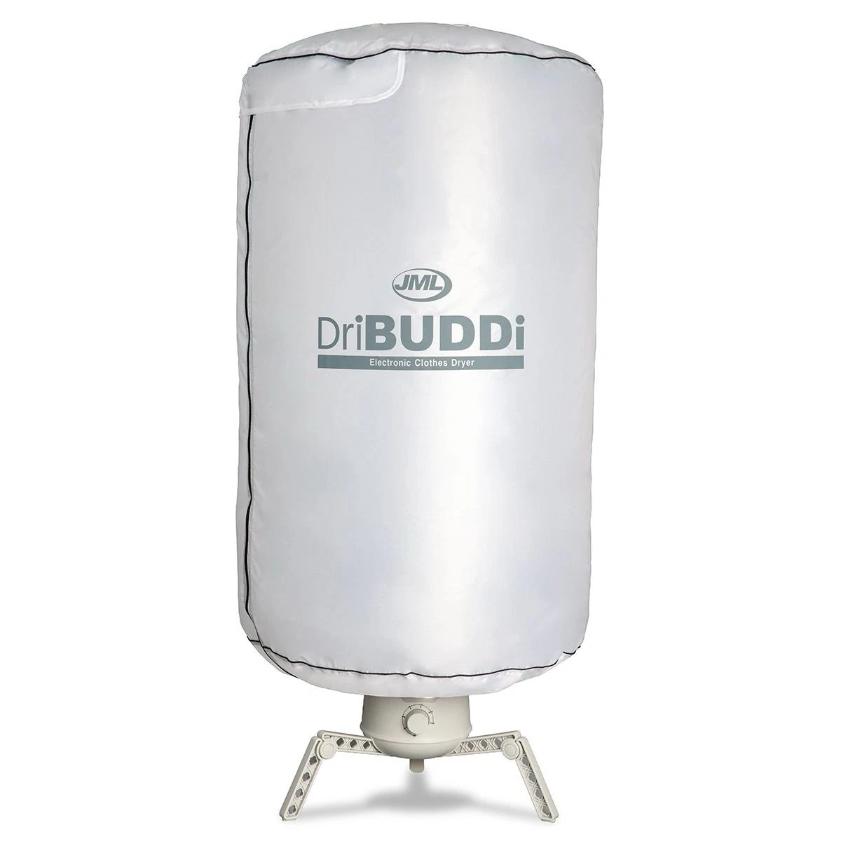 JML DriBUDDI Compact Electric Clothes Dryer - 850W Heated Airer & Cover - White