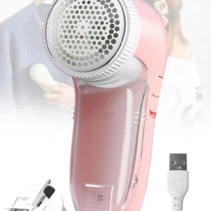 Electric Lint Remover Clothes Bobble Fluff Shaver Debobbler Portable USB Powered